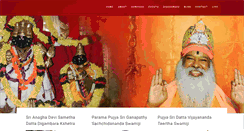 Desktop Screenshot of dattadigambara.com