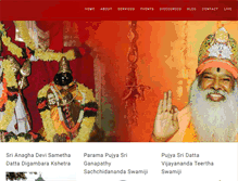 Tablet Screenshot of dattadigambara.com